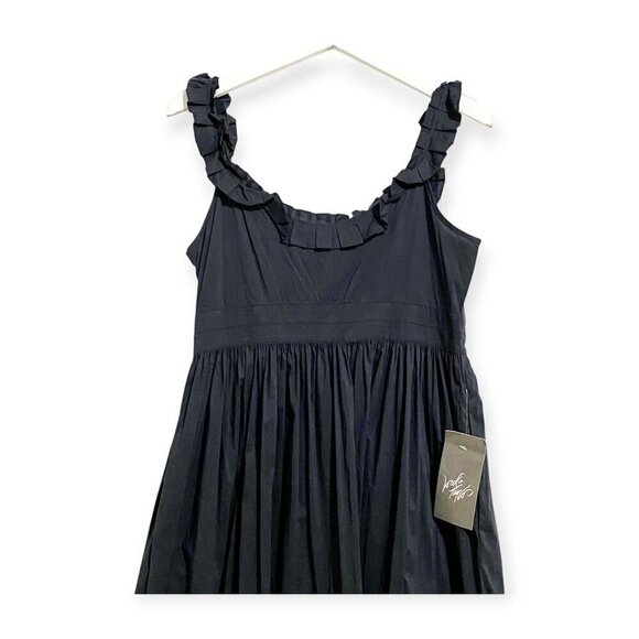 Maggy London black Sleeveless ruffle Mini Dress, Size 10, New with tag - Picture 7 of 12